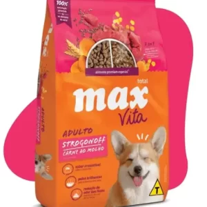 TOTAL MAX  VITA ADULTOS STRONGONOFF CARNE AO MOLHO 3 KILOS