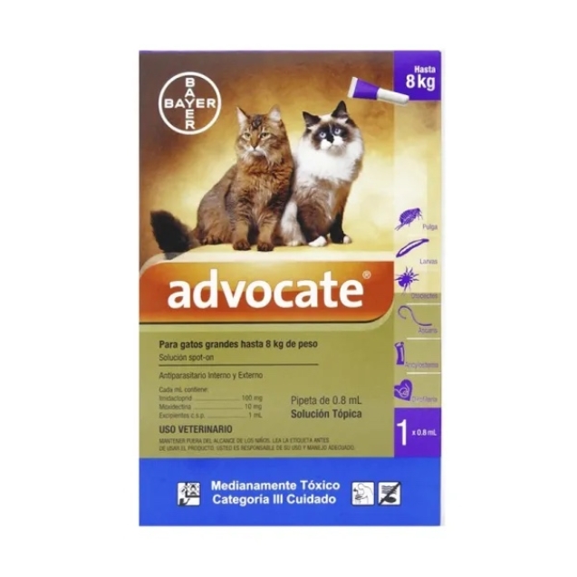 ADVOCATE GATOS 0.8ML - 020208